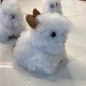 100% alpaca fur Fluffy Plush Bunny. Choose color